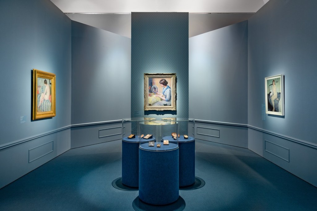 Installation view: Dangerously Modern: Australian Women Artists in Europe 1890-1940, Art Gallery of South Australia, Adelaide; photo: Saul Steed.