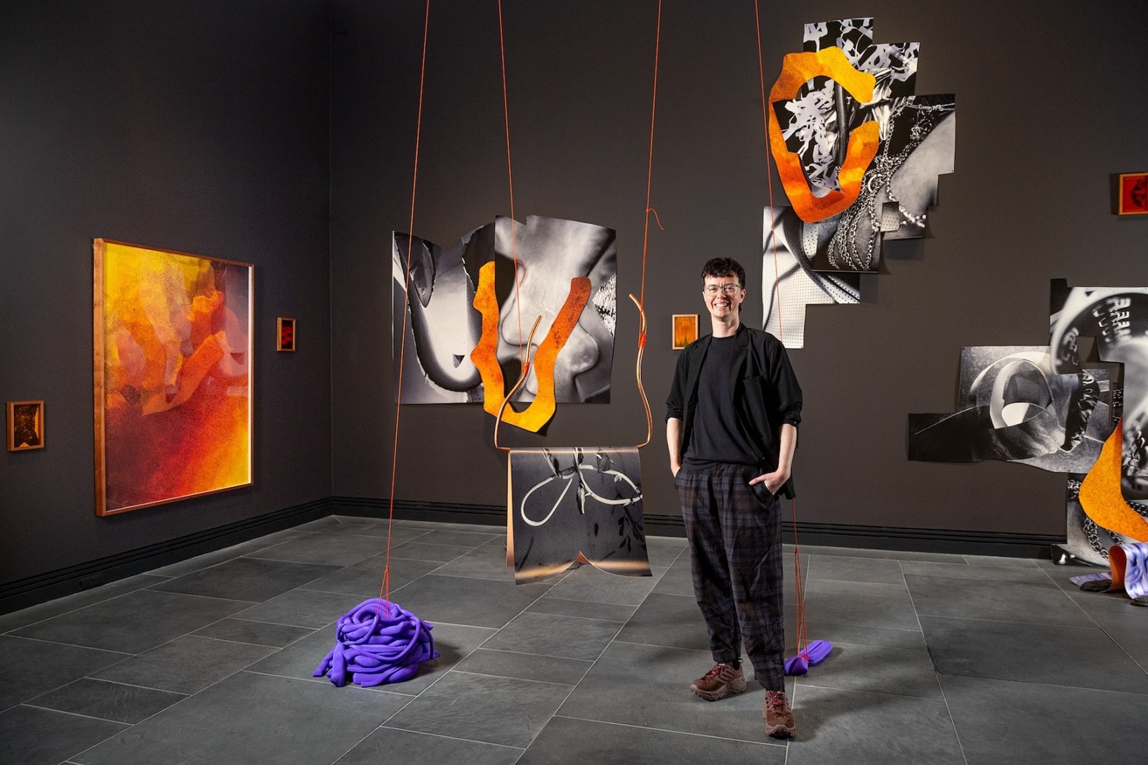 Jack Ball with Heavy Grit in Ramsay Art Prize 2025, Art Gallery of South Australia,
Adelaide. Photo: Saul Steed / Supplied