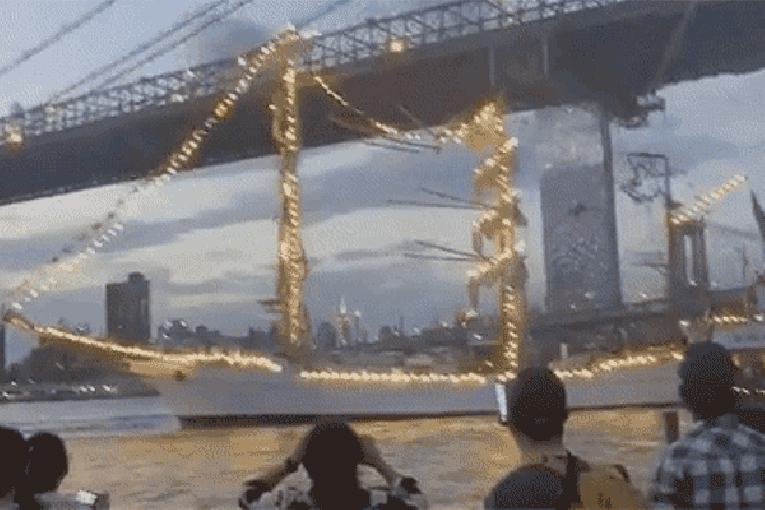 Thumbnail for Two killed as Mexican Navy training ship hits US bridge