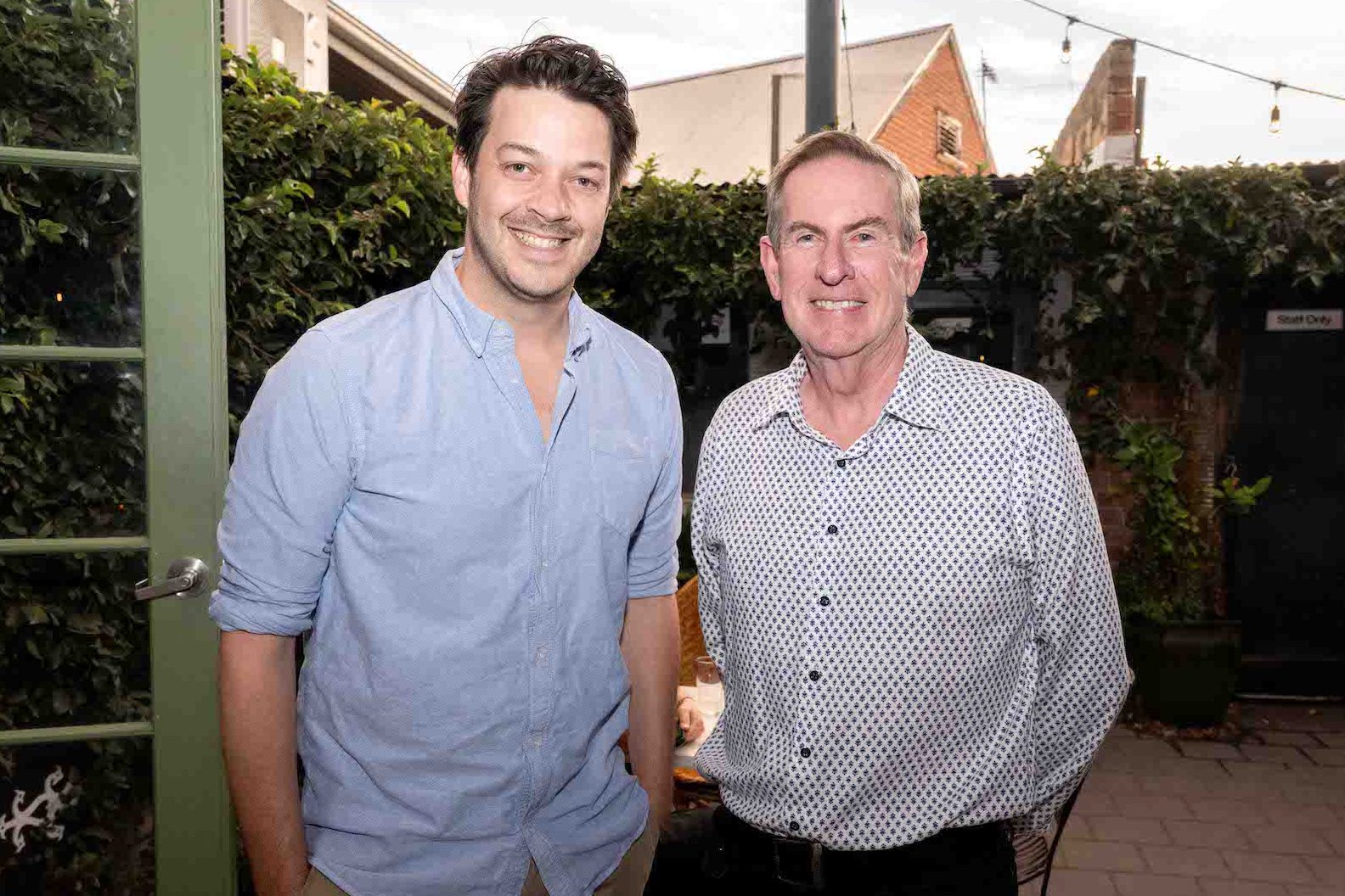 Tom Phillips and Peter Hanlon