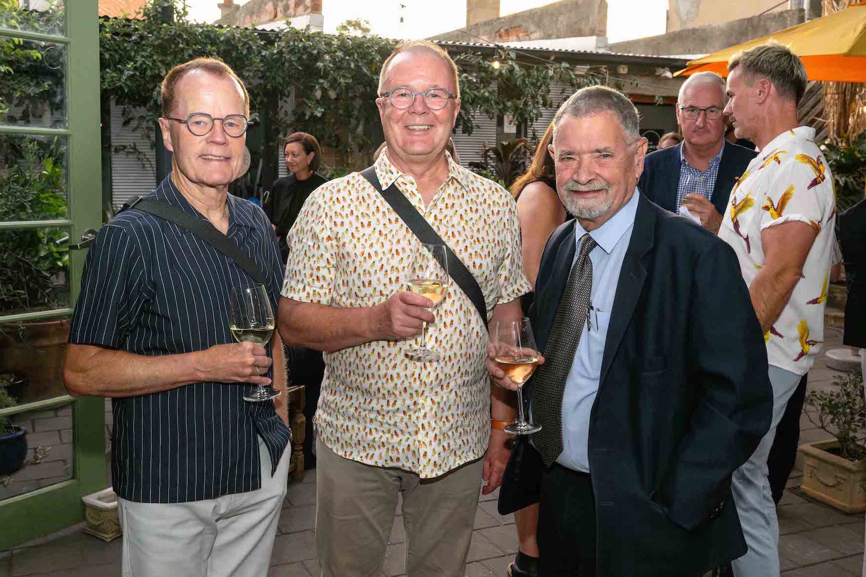 William JS Boyle CM, David Montgomery and Dr Geoff Martin