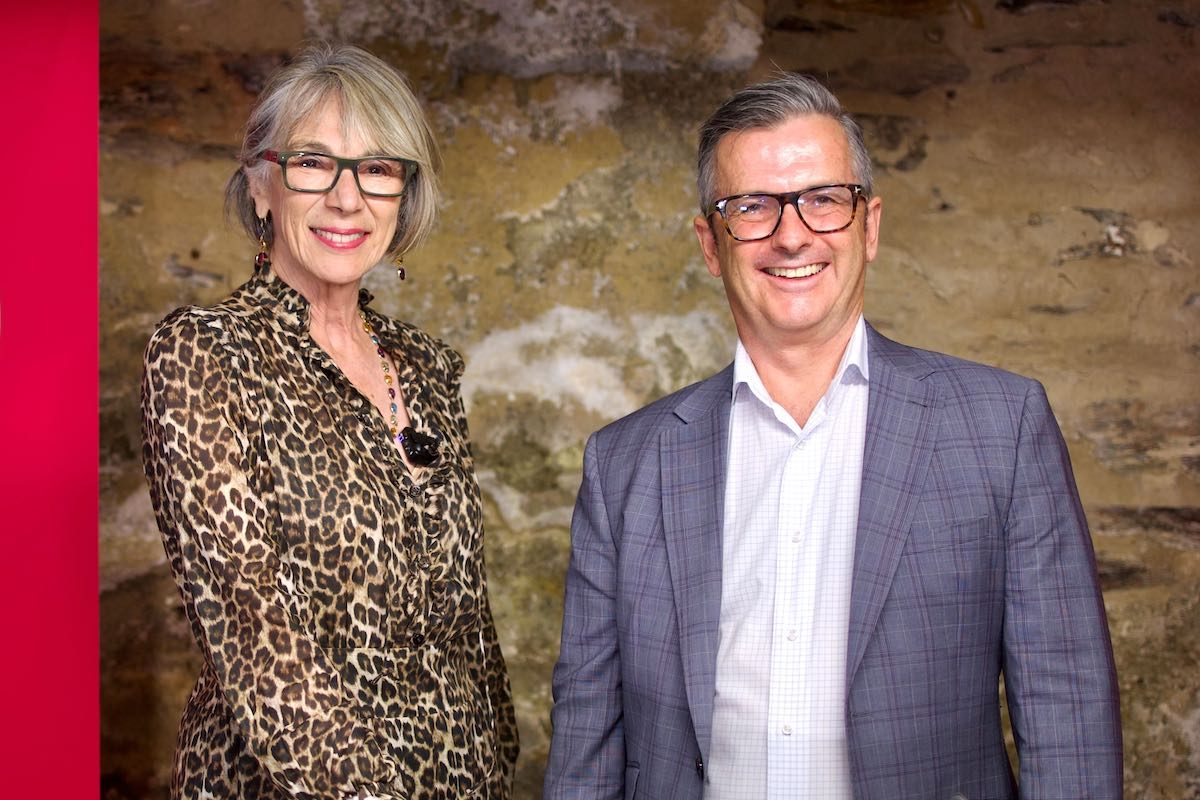 Adelaide Lord Mayor Jane Lomax-Smith and Andrew Jonats