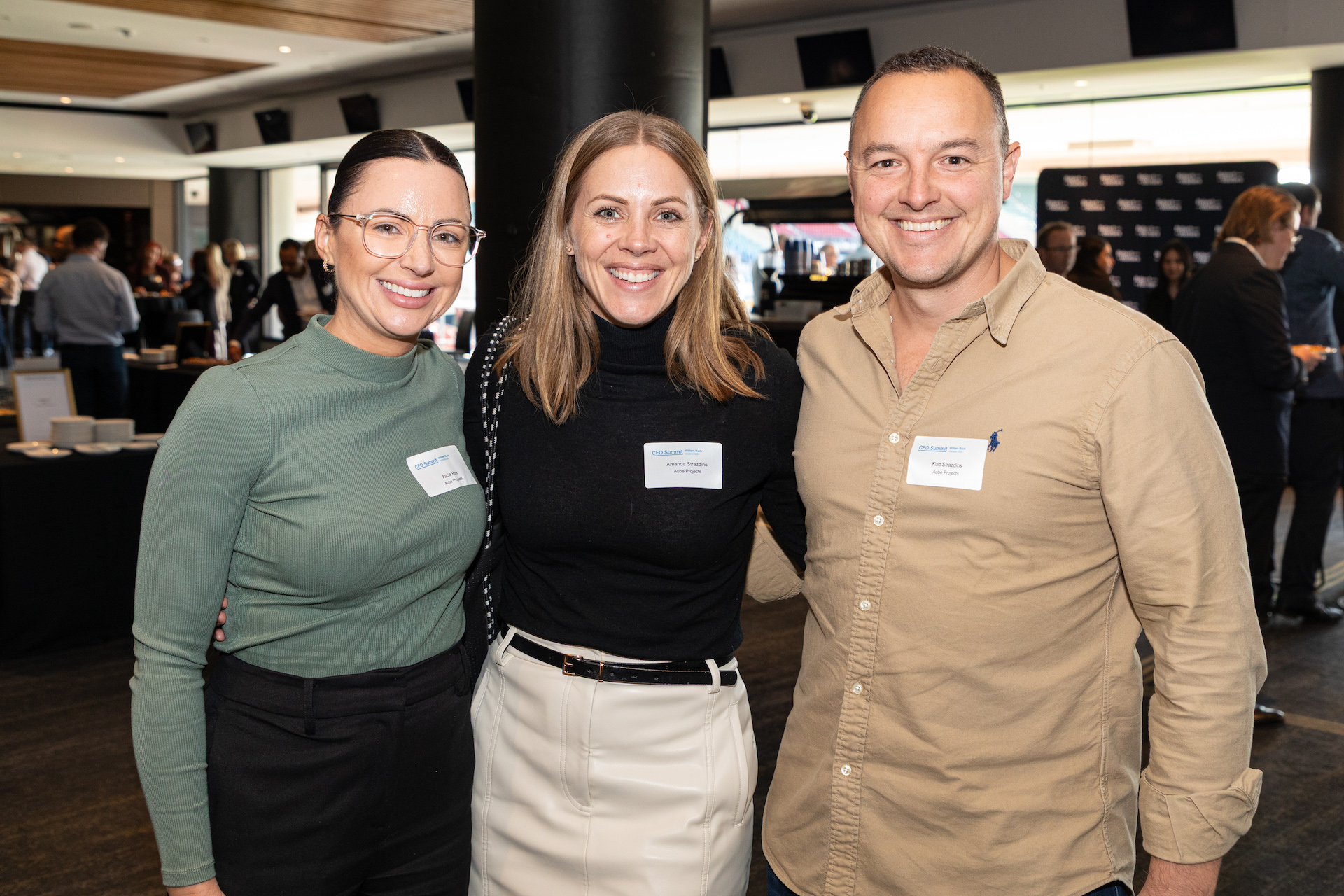 Alicia Roe, Amanda Strazdins and Kurt Strazdins
