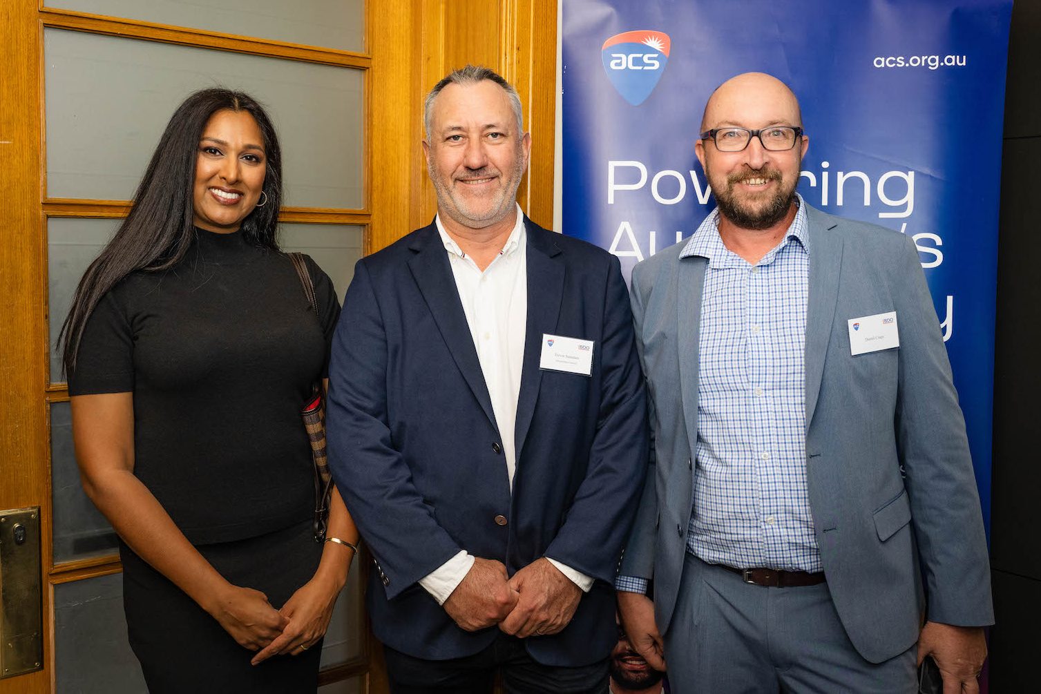 Alyssa Le Cornu, Trevor Saunders and Daniel Crago