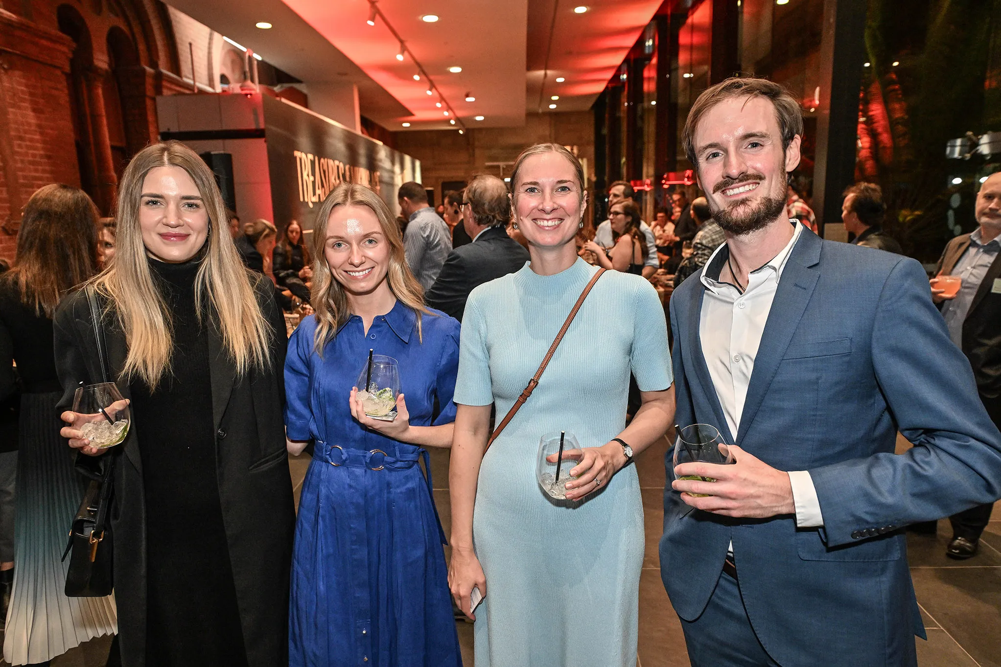Amelie Burgess, Claire Slade, Milena Dryza and Harrison Box