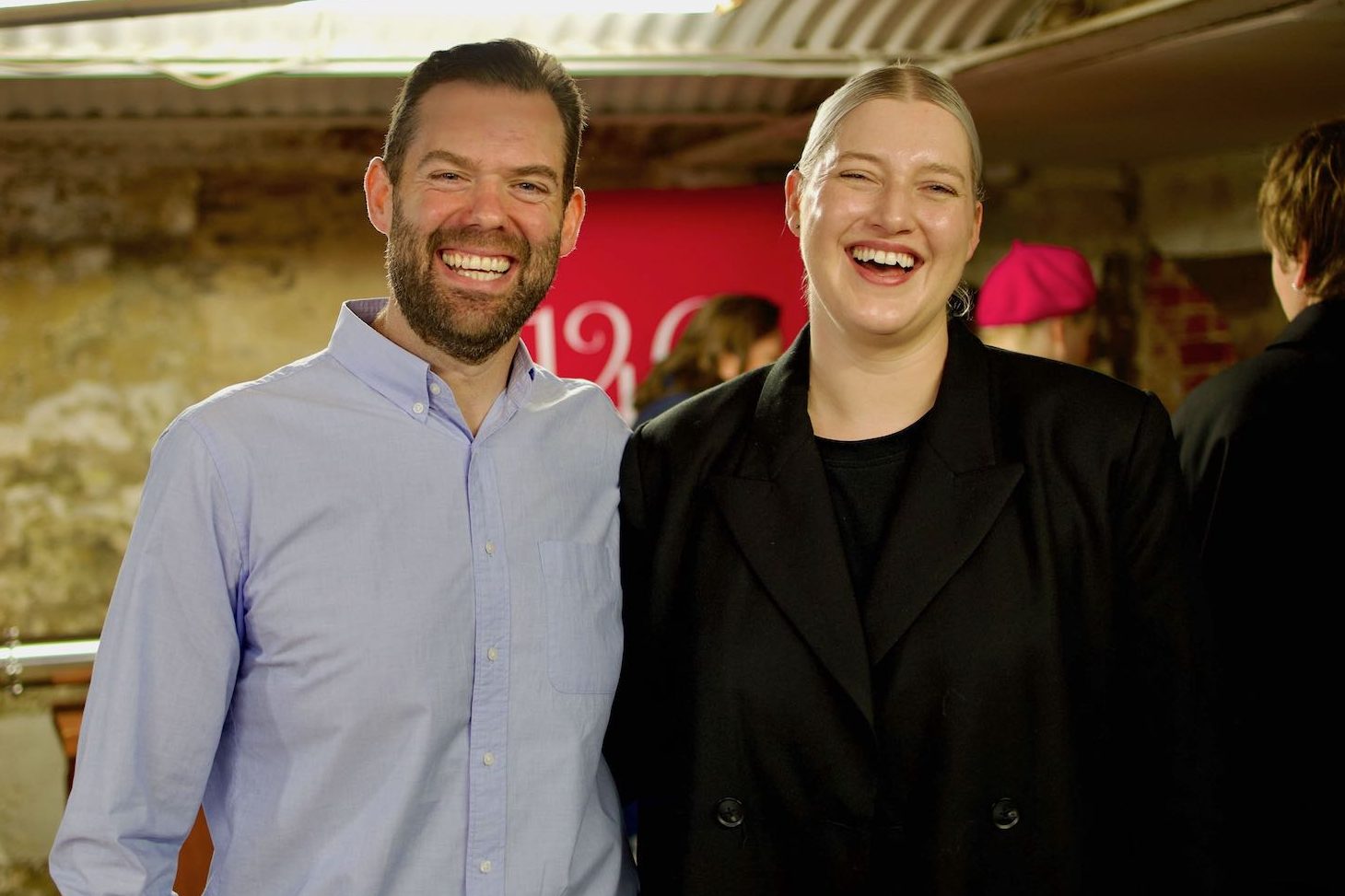 Andrew White and Lucy Ahern