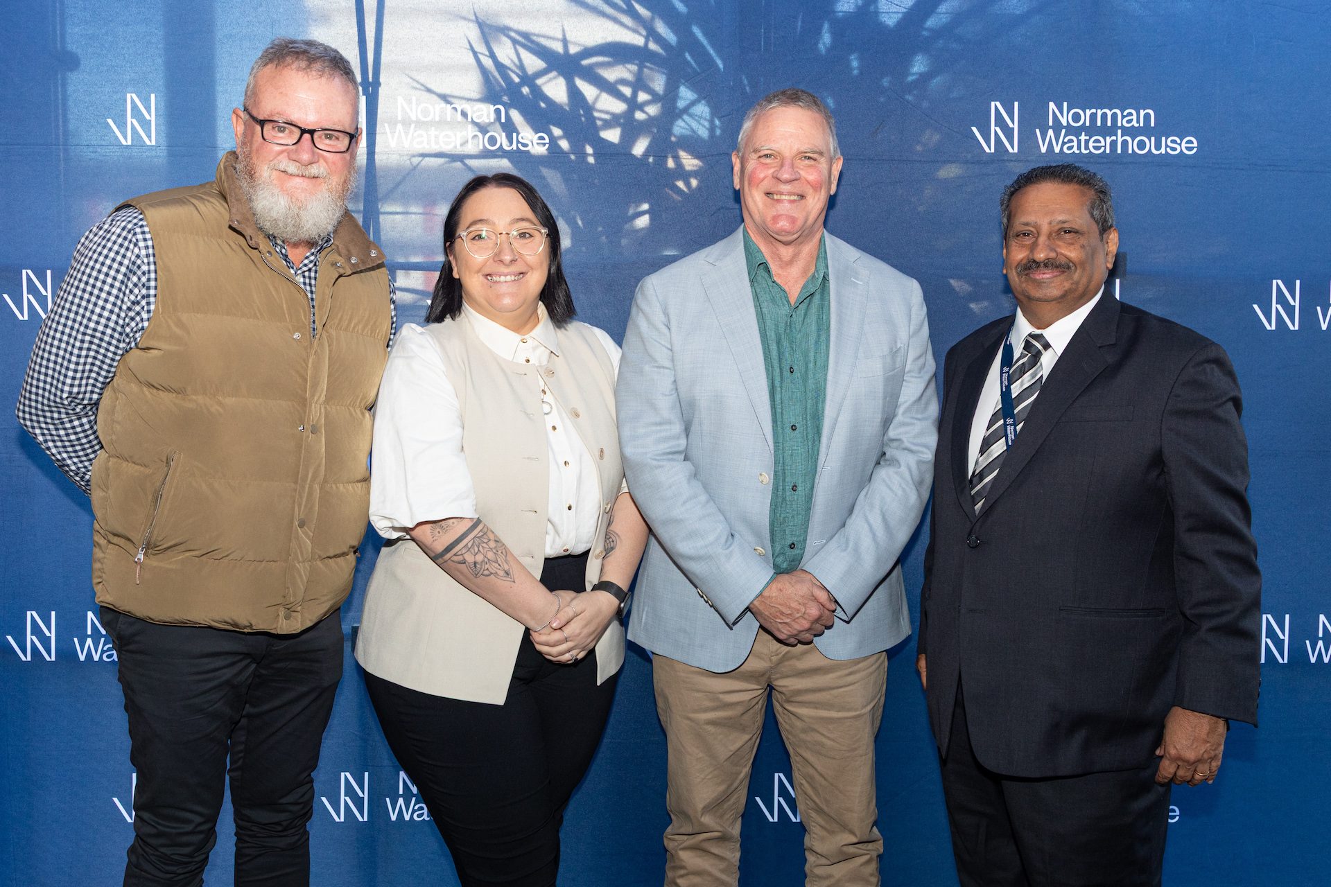 Ben Gower, Melissa Newell and Mark McShane, and Sathish Dasan