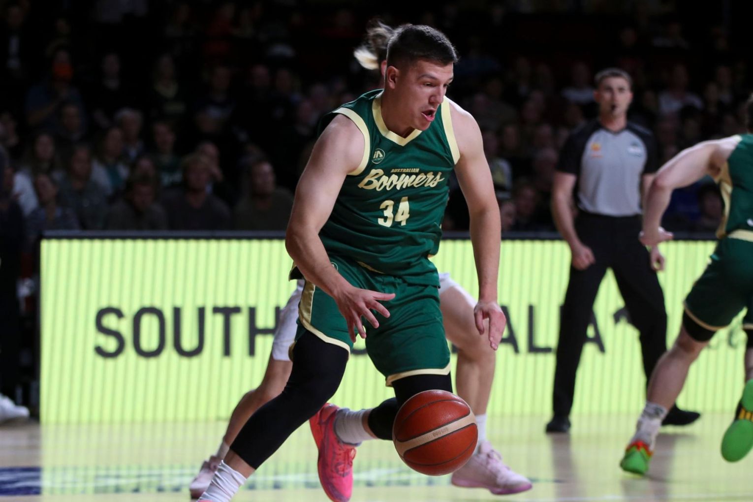 Dejan Vasiljevic was the key man for the Boomers in their win over the Tall Blacks in Adelaide. Image: Matt Turner/AAP