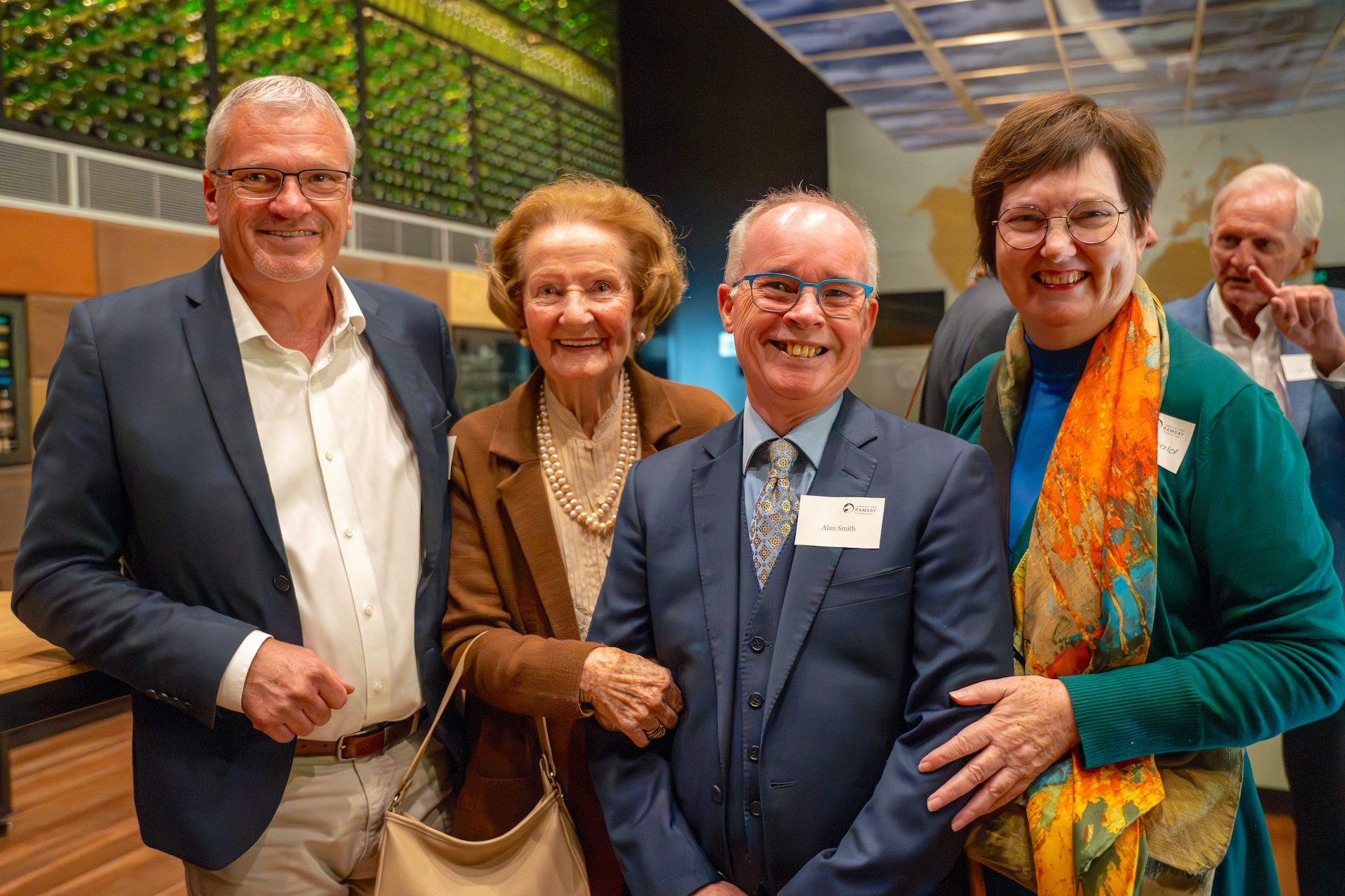 Brian Elphick, Marjorie Fitz-Gerald, Alan Smith and Catherine Fitz-Gerald