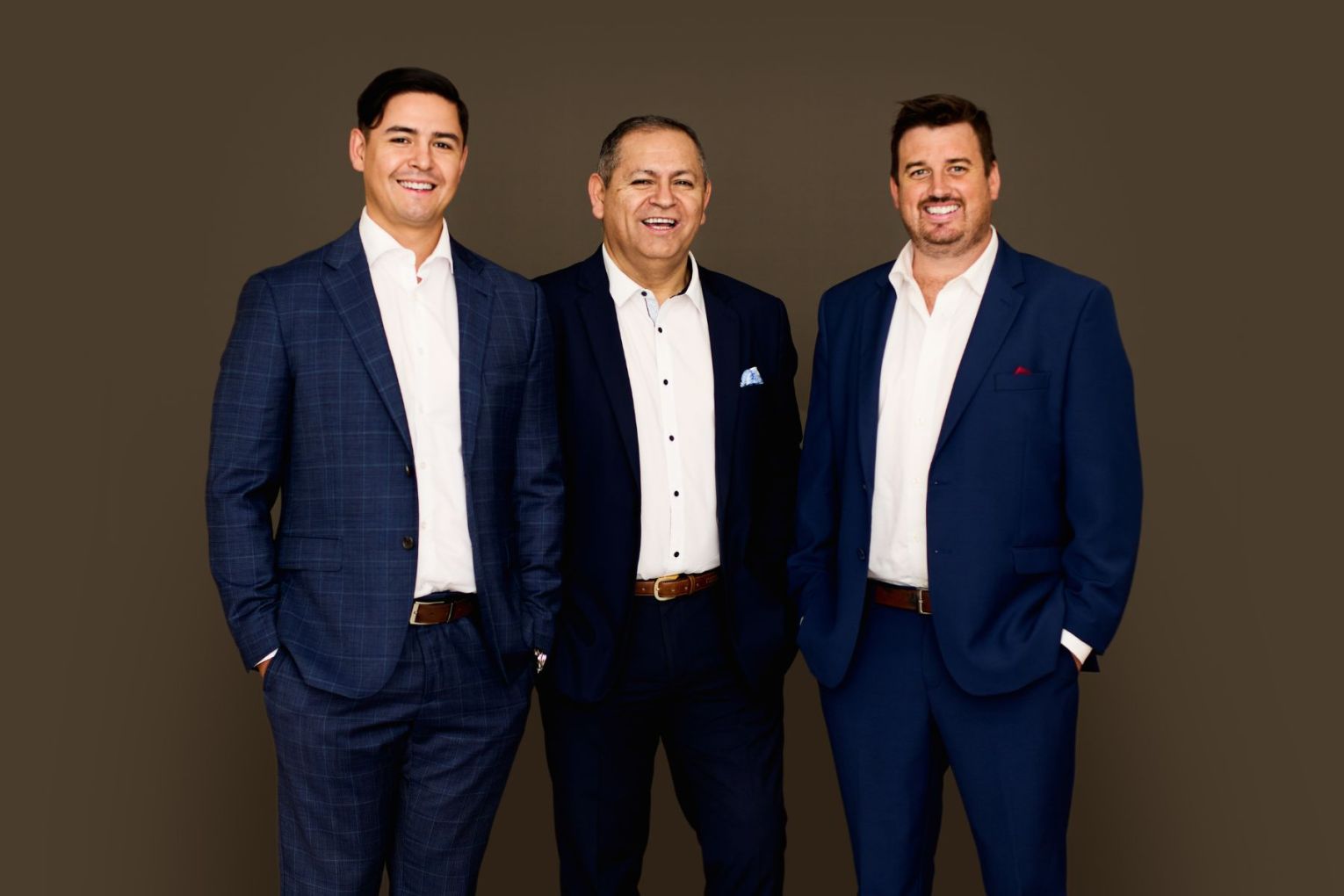 D&S Resources founders Andres and Eduardo Donoso (Head of Engineering & Manufacturing), alongside business partner Joe Kelly (Head of Construction & Project Delivery). Photo: Supplied