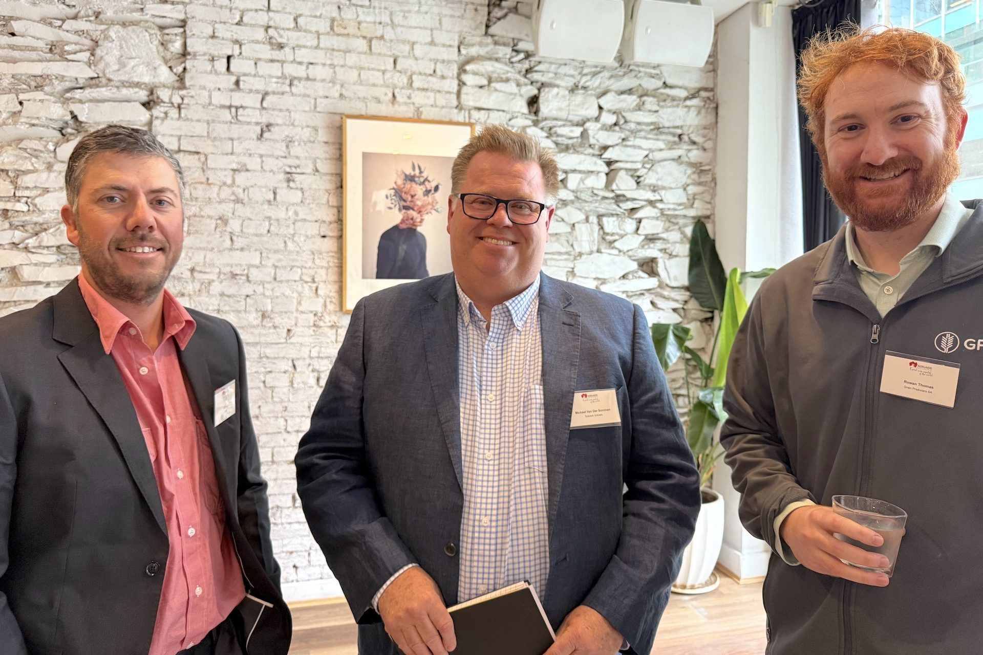Fil Farina, Michael van der Sommen and Rowan Thomas