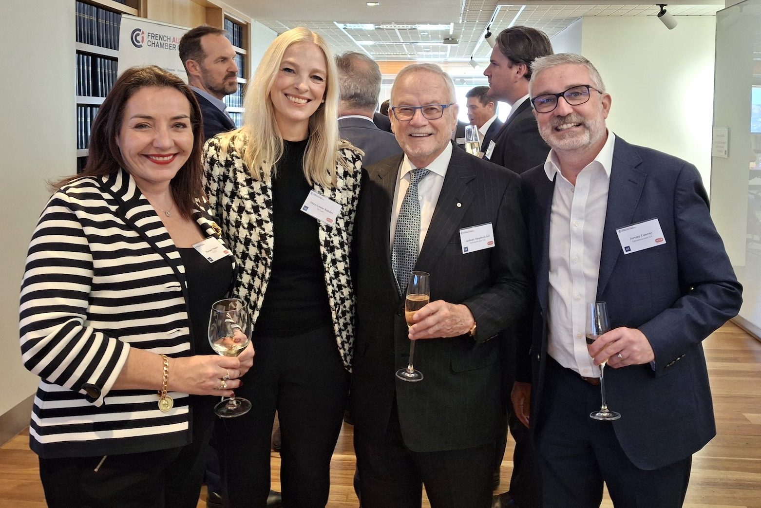Florence Masters, Mary-Louise Rahaley, Anthony Shepherd AO and Jeremy Conway