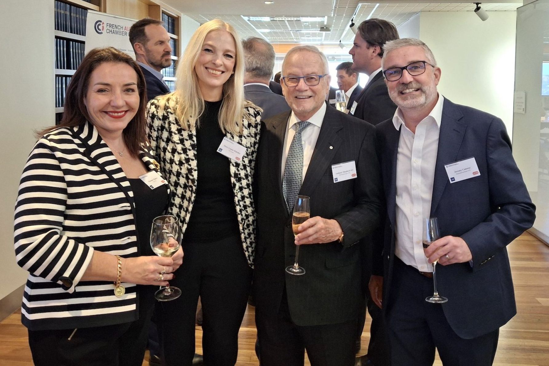 Florence Masters, Mary-Louise Rahaley, Anthony Shepherd AO and Jeremy Conway