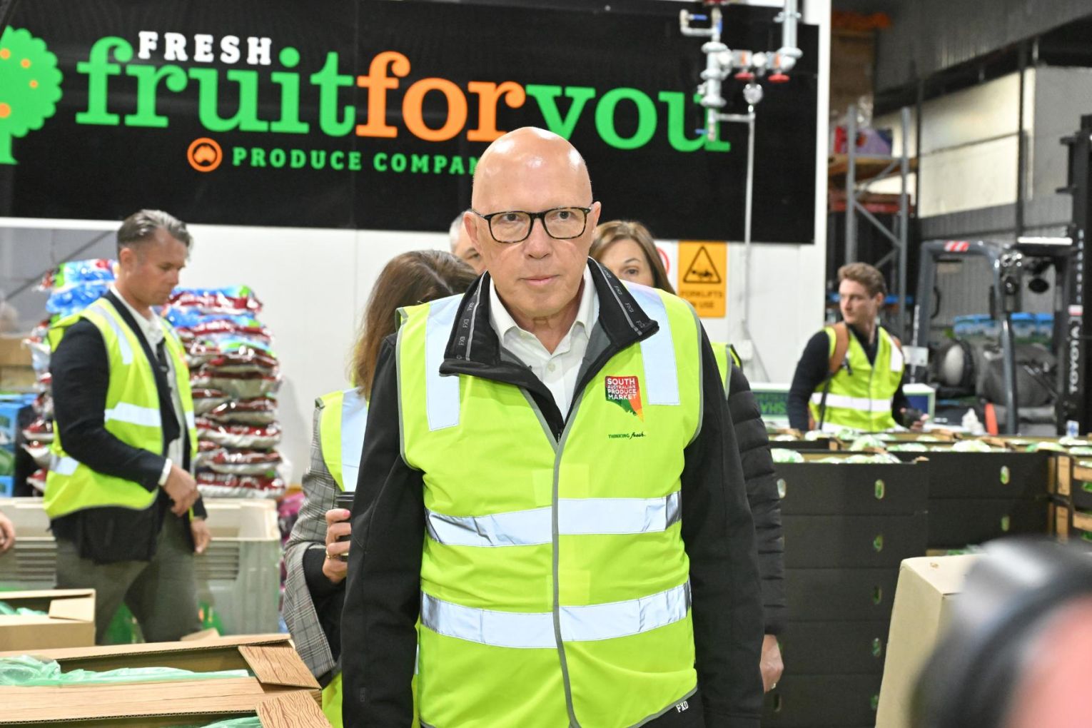 Opposition Leader Peter Dutton in Pooraka on Friday. Image: Mick Tsikas/AAP