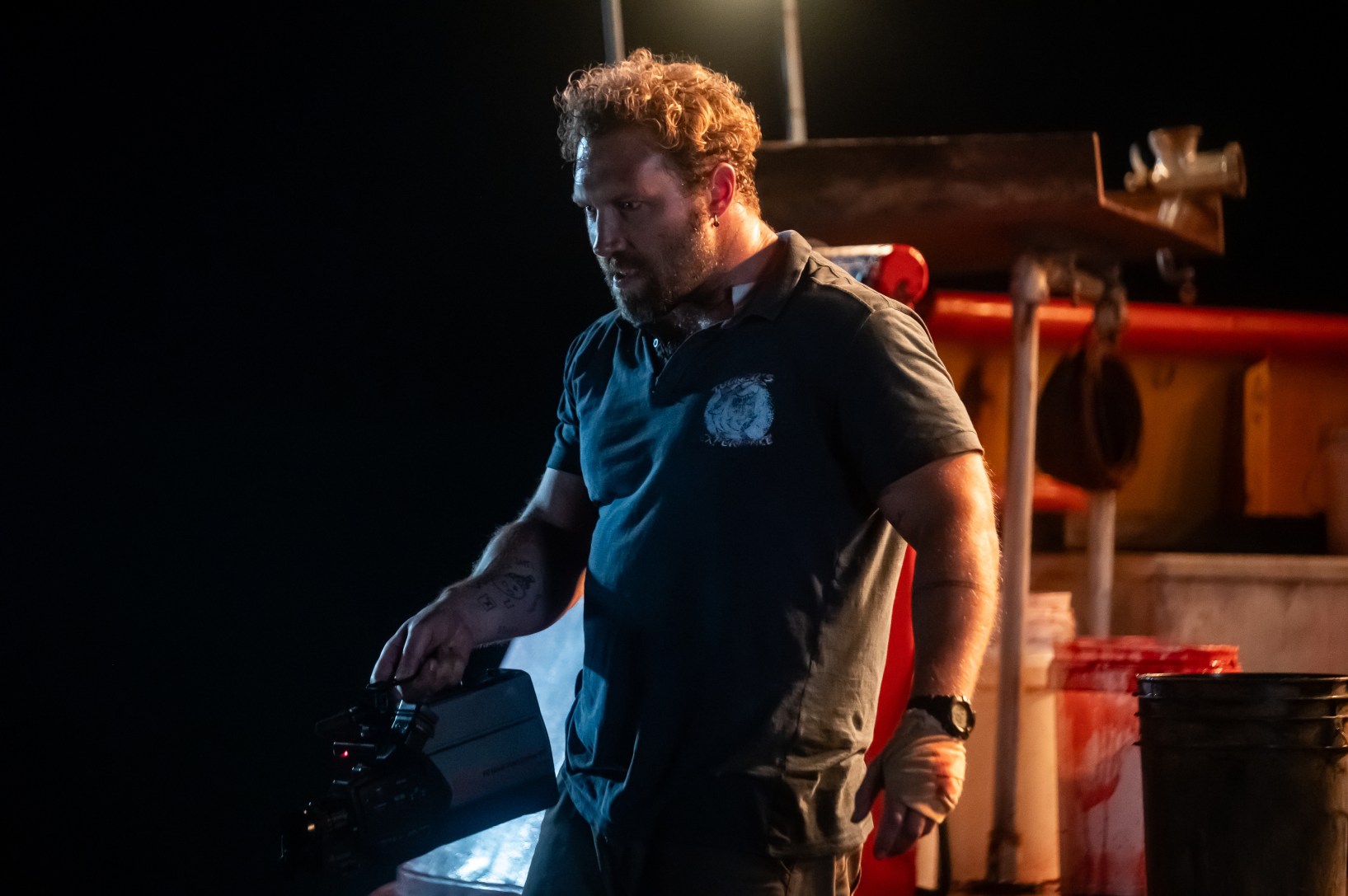 Jai Courtney stars in Sean Byrne's horror flick Dangerous Animals, which premiered at Cannes Directors' Fortnight  and releases in Australian cinemas next month.