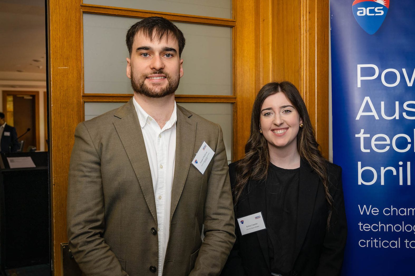 Joseph O'Sullivan and Kelsey Capaldo