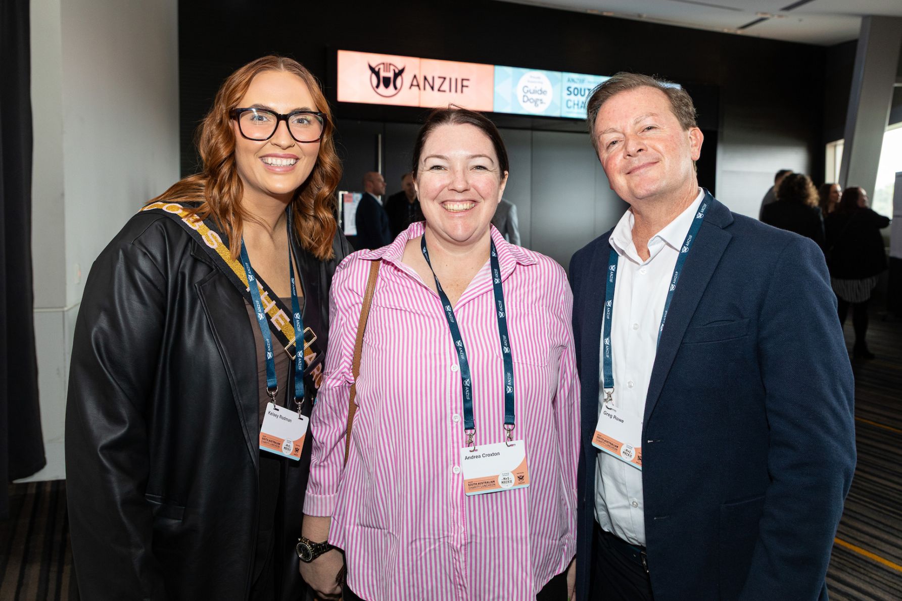 Kelsey Rodman, Andrea Croxton and Greg Rowe
