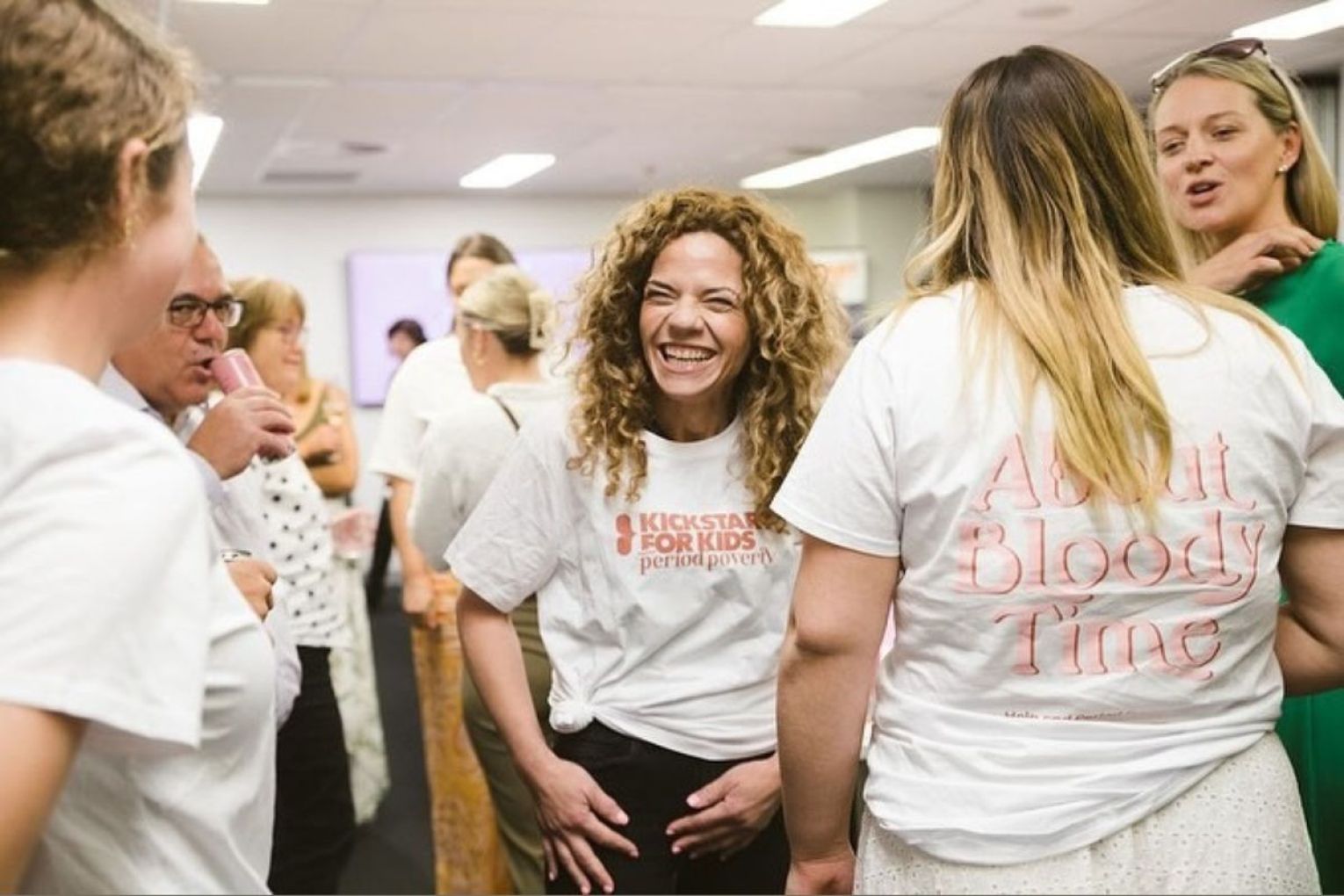 This picture: Kickstart for Kids period poverty fundraiser 2024 via Facebook.