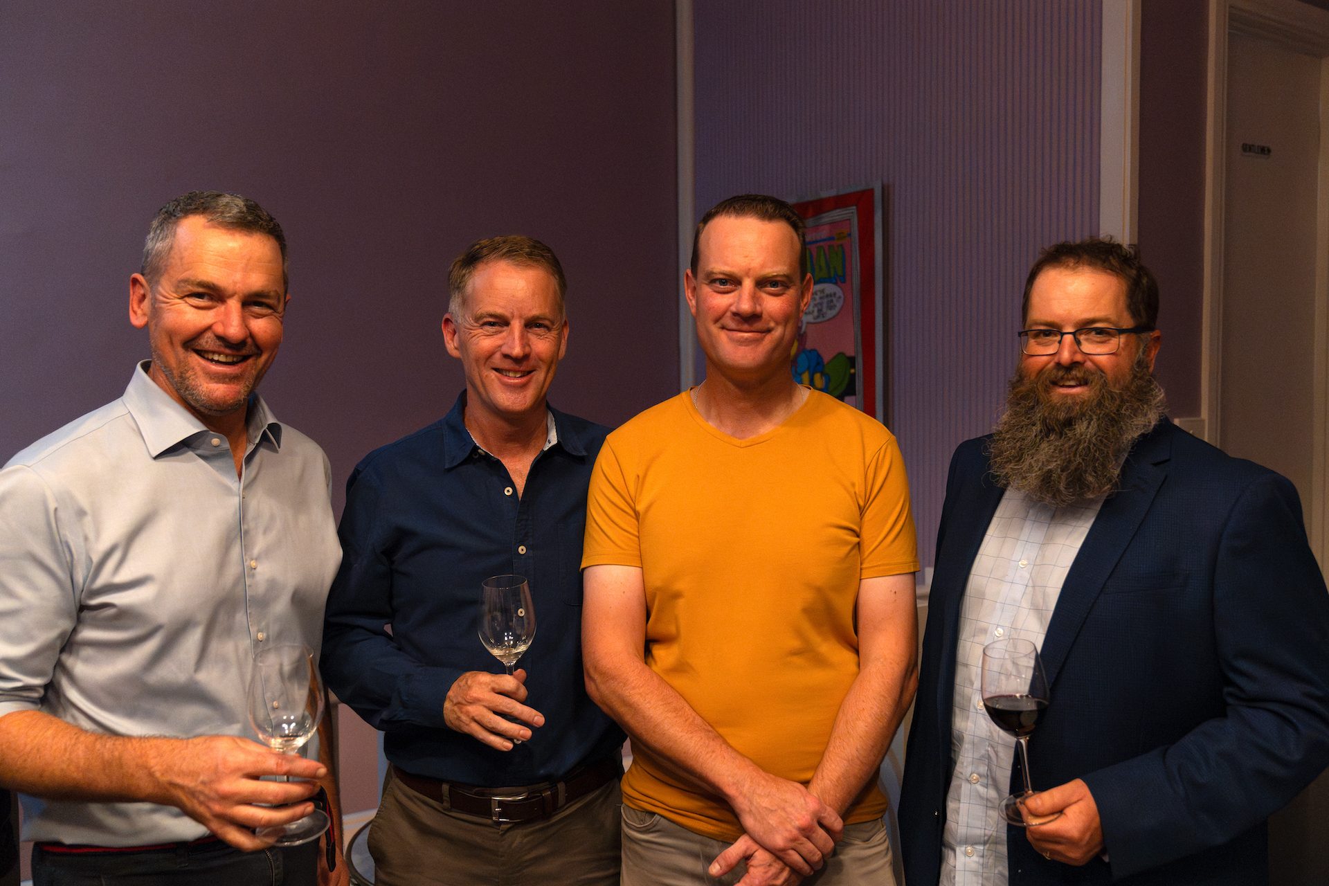 Patrick White, Daniel Fitzgerald, Ben Conrades and Adrian Hoffman