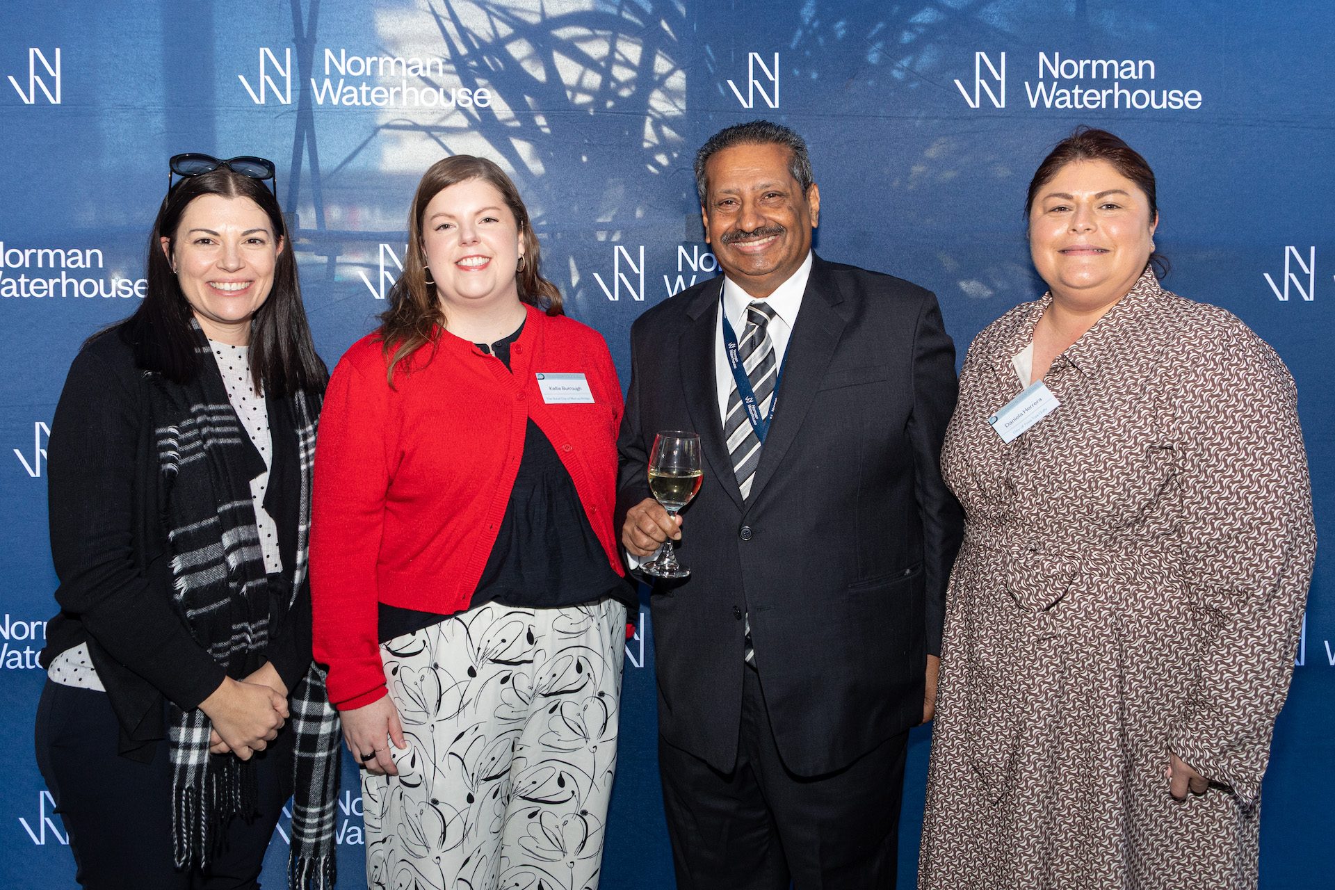 Luisa Colquist, Kellie Burrough, Sathish Dasan, and Daniela Herrara