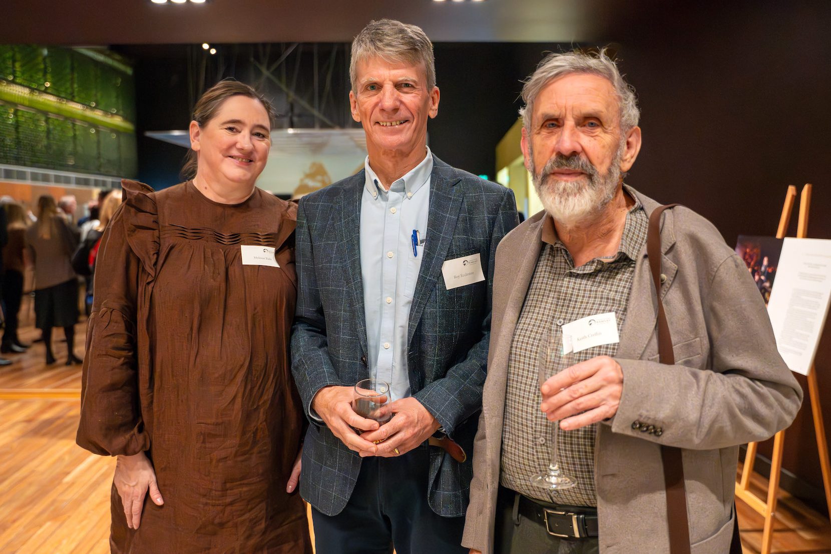 Melissa Yule, Roy Eccleston and Keith Crellin