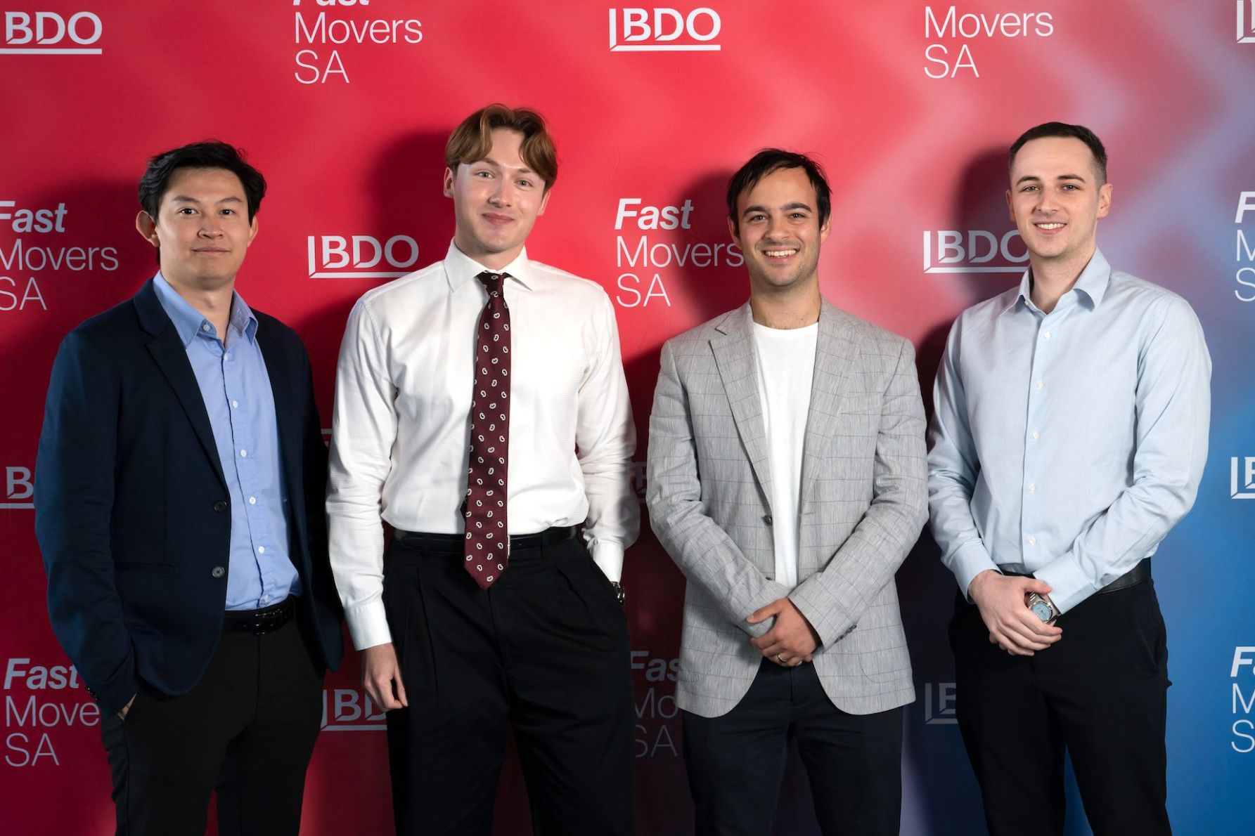 Minh Hao, Oliver Wrobel, Luke Harrison and David Condon-Thomas