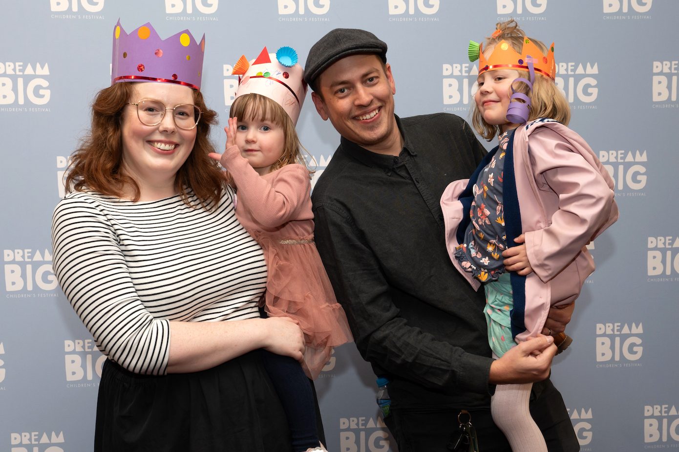 Molly and Tim Bone with  Evelyn and Audrey