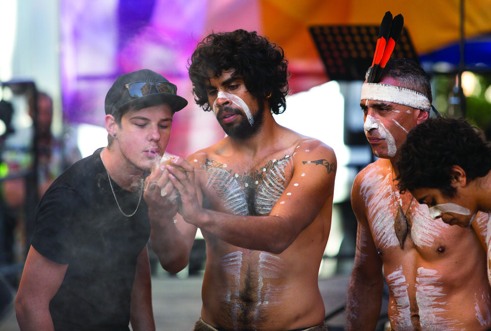 Paitya Dance Group performing at orientation week in 2015. Photo: Supplied
