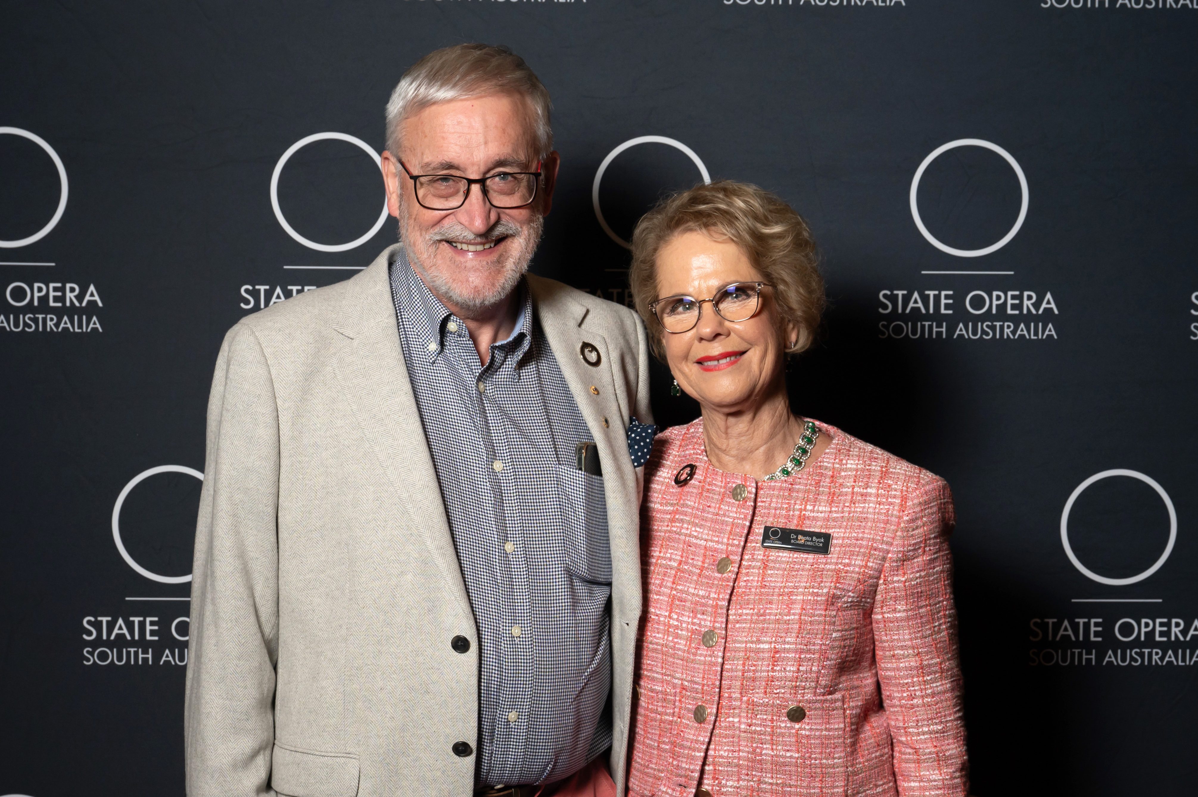 Professor Julian White AM and Dr Berta Byok