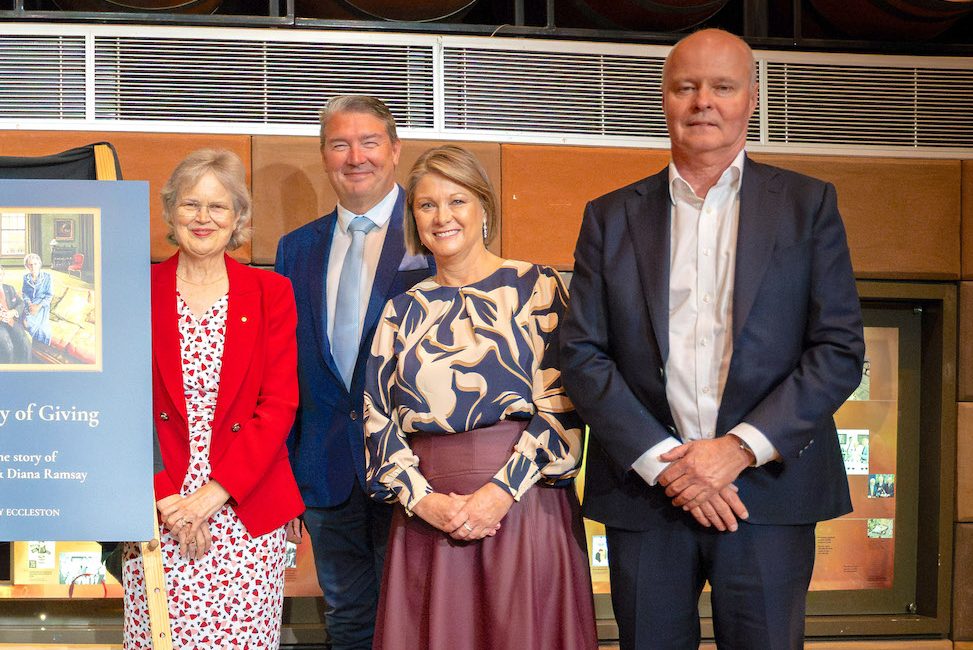 Governor Frances Adamson AC, Tim Edwards, Kerry de Lorme and Nick Ross