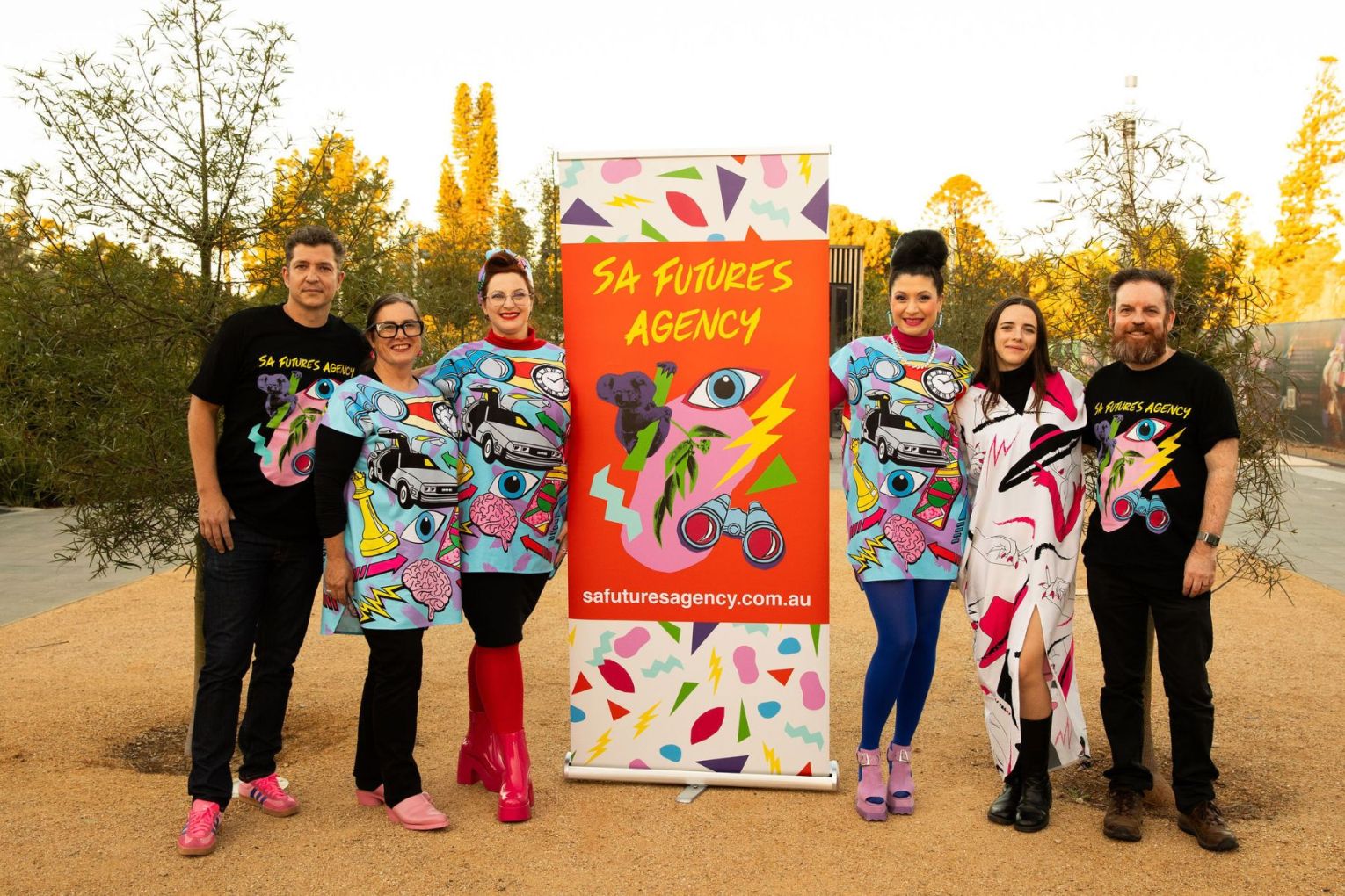 The SA Futures Agency team L-R: 

Paul Hermans, Kate Simpson, Dr Ariella Helfgott, Stavroula Adameitis, Brooke Ferguson, and Dr Matthew Berryman. Photo: Supplied