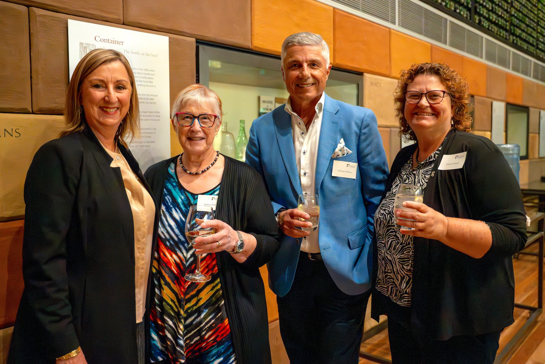 Sandy Wilkins, Barbara Hall, Michael Wilkins and Ginta Orchard