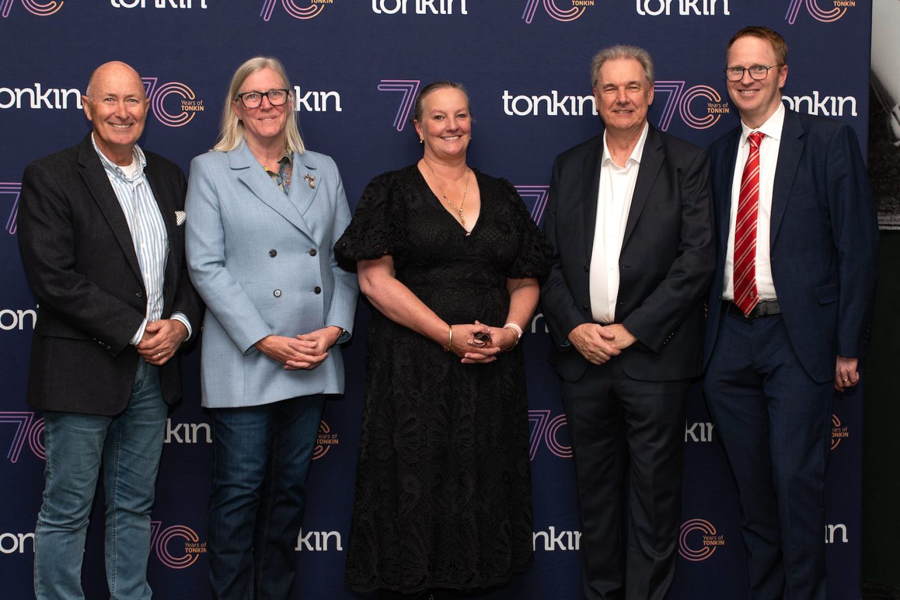 Simon Tonkin, Penny Read, Leanne Gilbert, Ken Schalk and Gerry Doyle