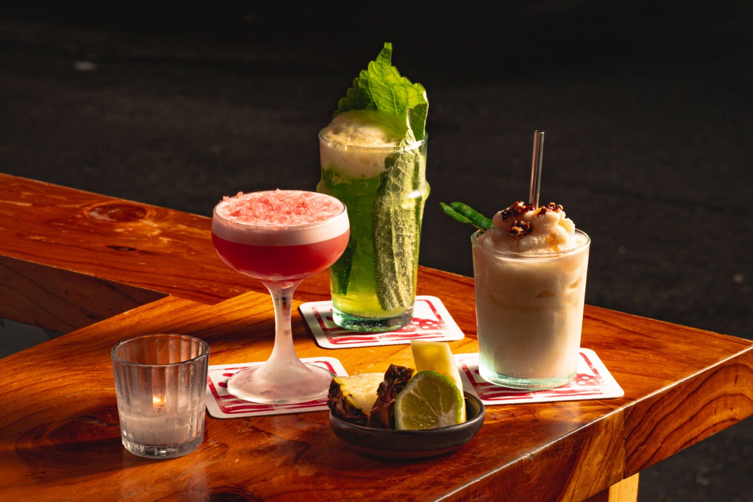 Cocktails from Cantina OK! | Credit: Dexter Kim