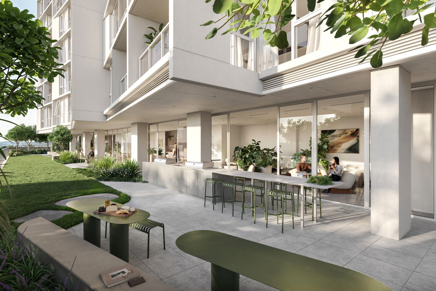 Artist’s impression of LIV Anura’s BBQ Area