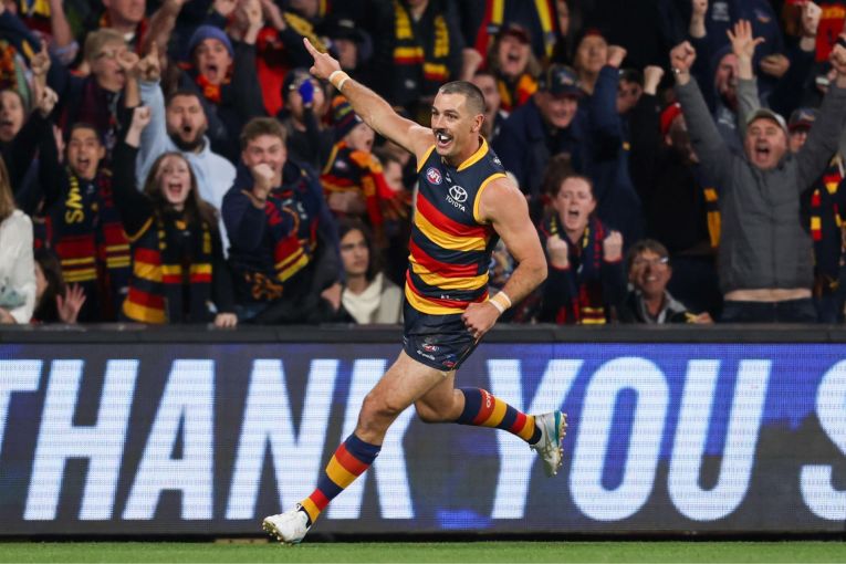 Thumbnail for Crows star in tightrope race to reach milestone