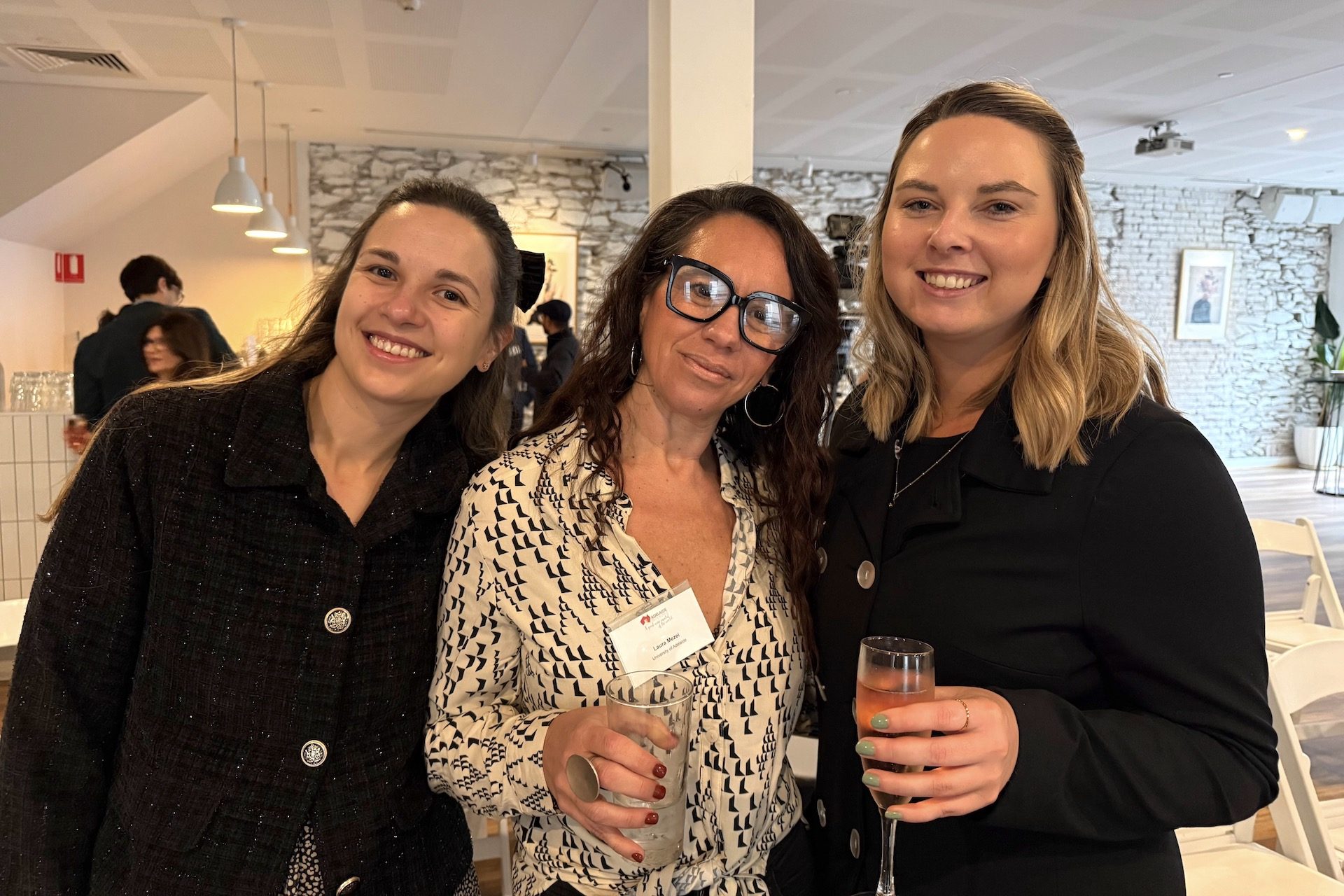 Yanina Giordano, Laura Mezei and Tamika Hutton