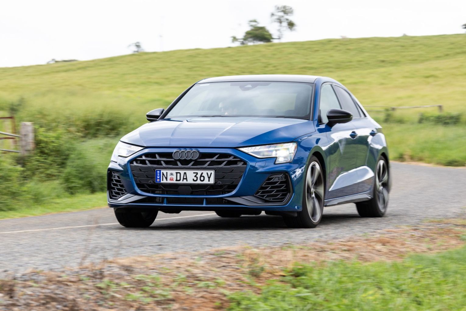 Audi's popular A3 sedan is among the maker's models with a new look and electric power. Photo: Audi