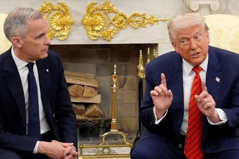 Thumbnail for 'Not for sale': Canadian PM rebuffs Trump at Oval Office 