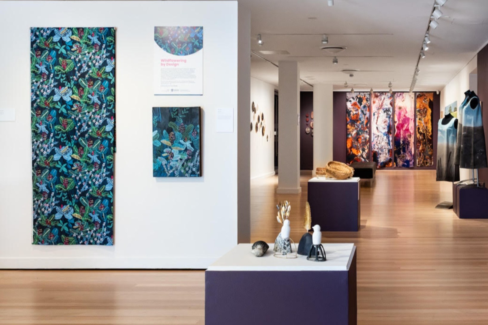 The work of local women artists, Wildflowering by Design, is now on at Redland Art Gallery.