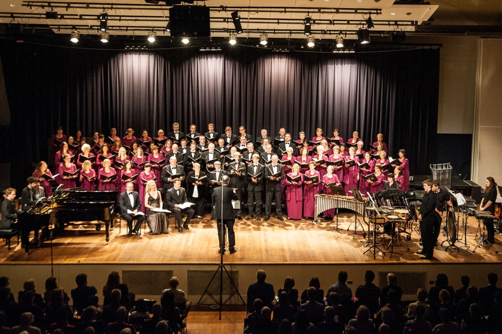 The Queensland Choir under the baton of Kevin Power, who has announced his retirement following the Baroque Spectacular in May.
