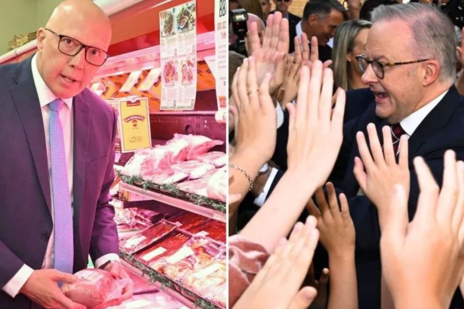Peter Dutton and Anthony Albanese are on the final leg of their campaigns. Photo: AAP/TND