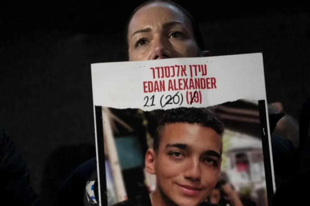 Yael Alexander hopes to be reunited with her son, Edan, who was taken hostage by Hamas militants. Photo: AP