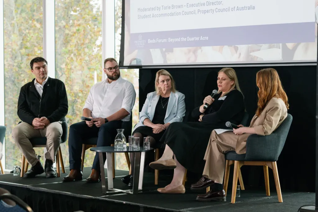 Housing sector leaders spoke at the Property Council's sector forum last week. Photo: Supplied