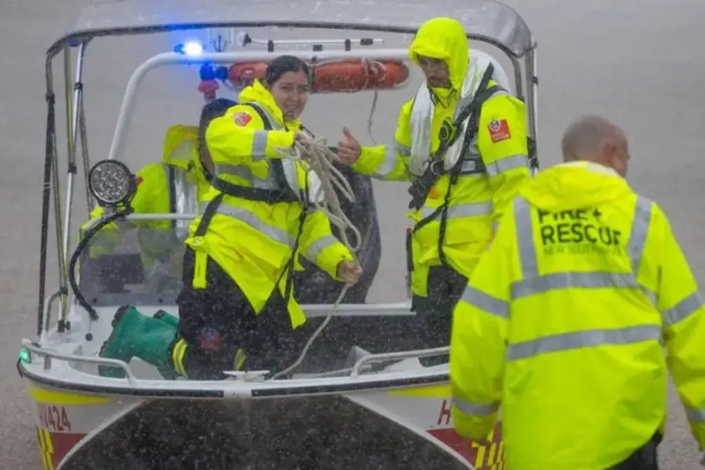 Thumbnail for Fourth flood death as weather chaos tracks south