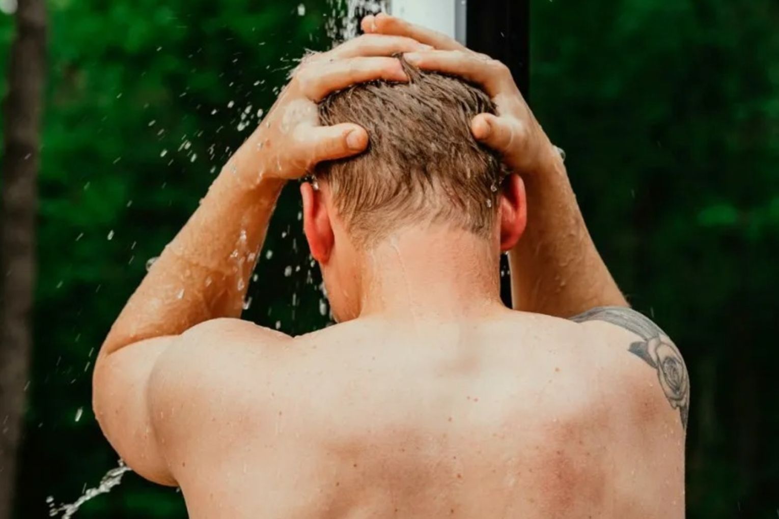 Showering is an important part of an good hygiene routine.