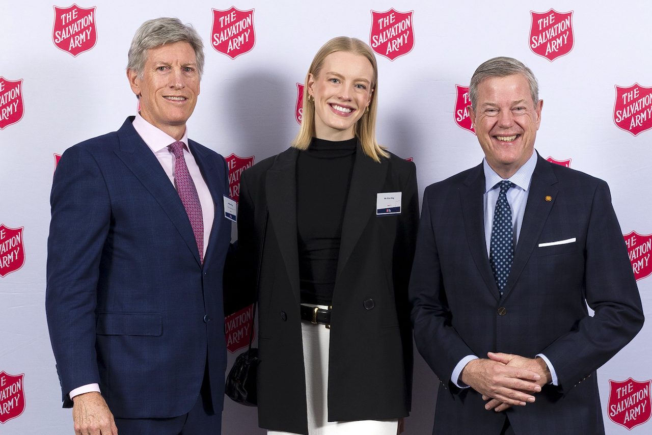 Andrew King, Eliza King and Tim Nicholls MP