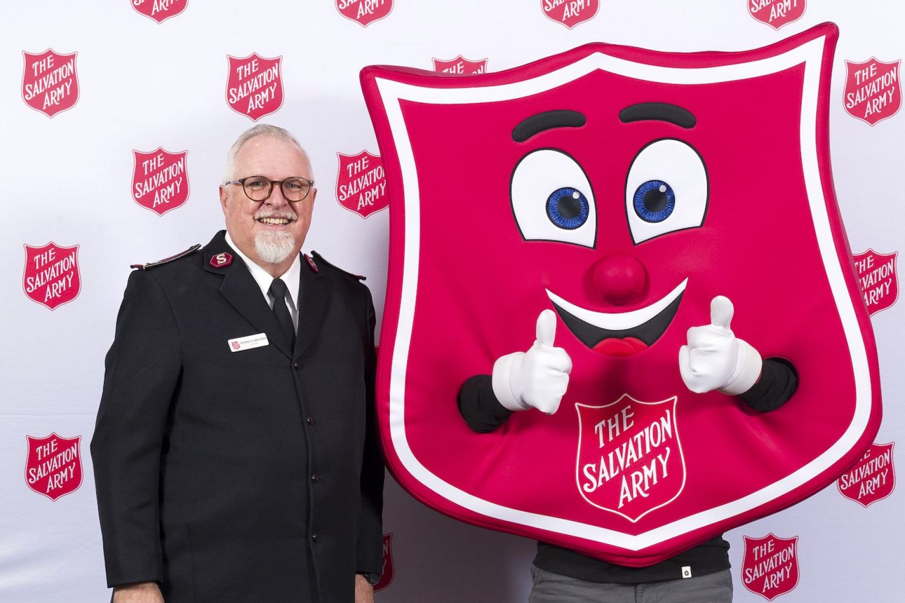 Colonel Rodney Walters and Shieldy