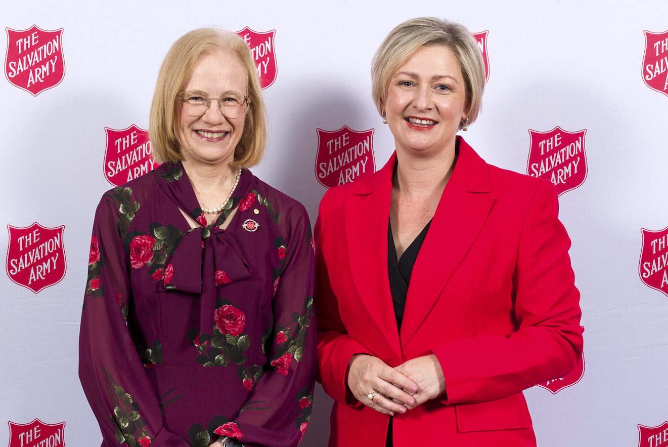 Queensland Governor Dr Jeannette Young and Amanda Camm MP