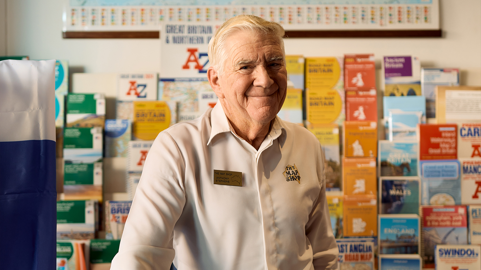 Meet Anthony Stephens, owner and cartographer at The Map Shop.